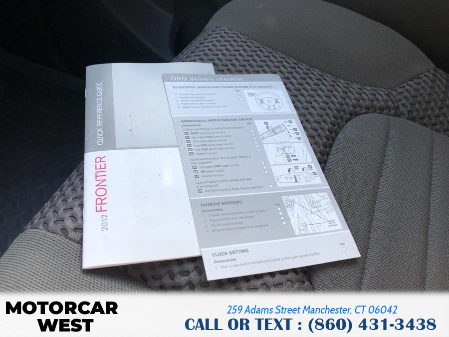 2012 Nissan Frontier 4WD King Cab SV, available for sale in Manchester, Connecticut | Motorcar West. Manchester, Connecticut 2012 Nissan Frontier 4WD King Cab SV, available for sale in Manchester, Connecticut | Motorcar West. Manchester, Connecticut