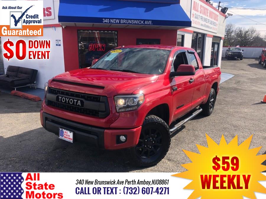2017 Toyota Tundra 4WD TRD Pro Double Cab 6.5'' Bed 5.7L (Natl), available for sale in Perth Amboy, New Jersey | All State Motor Inc. Perth Amboy, New Jersey