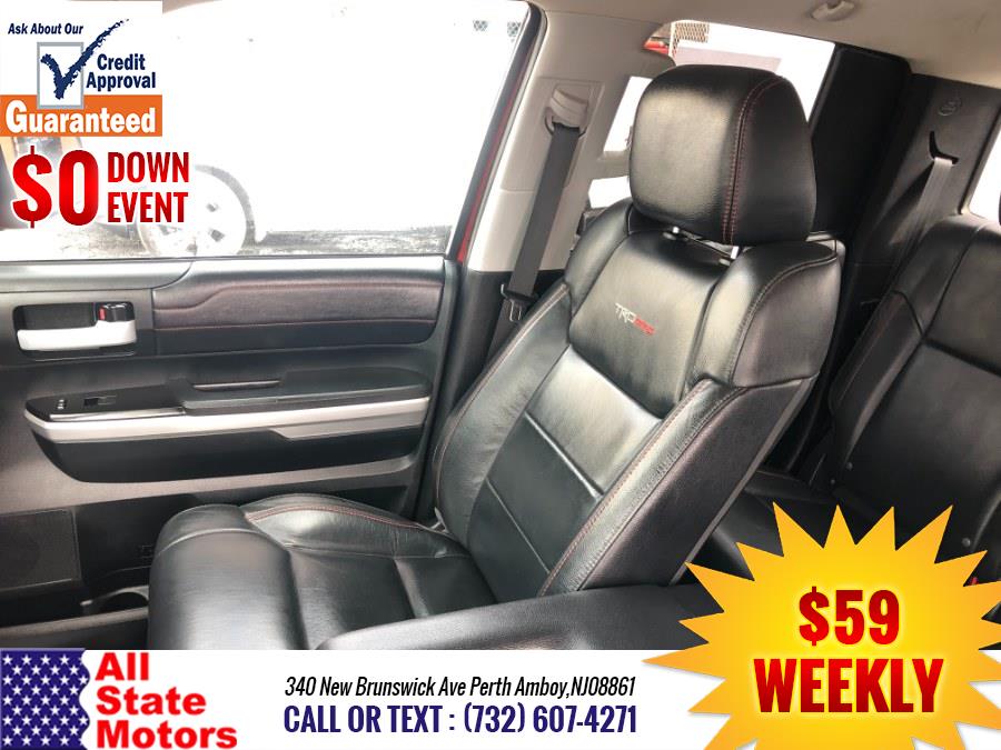 2017 Toyota Tundra 4WD TRD Pro Double Cab 6.5'' Bed 5.7L (Natl), available for sale in Perth Amboy, New Jersey | All State Motor Inc. Perth Amboy, New Jersey 2017 Toyota Tundra 4WD TRD Pro Double Cab 6.5'' Bed 5.7L (Natl), available for sale in Perth Amboy, New Jersey | All State Motor Inc. Perth Amboy, New Jersey