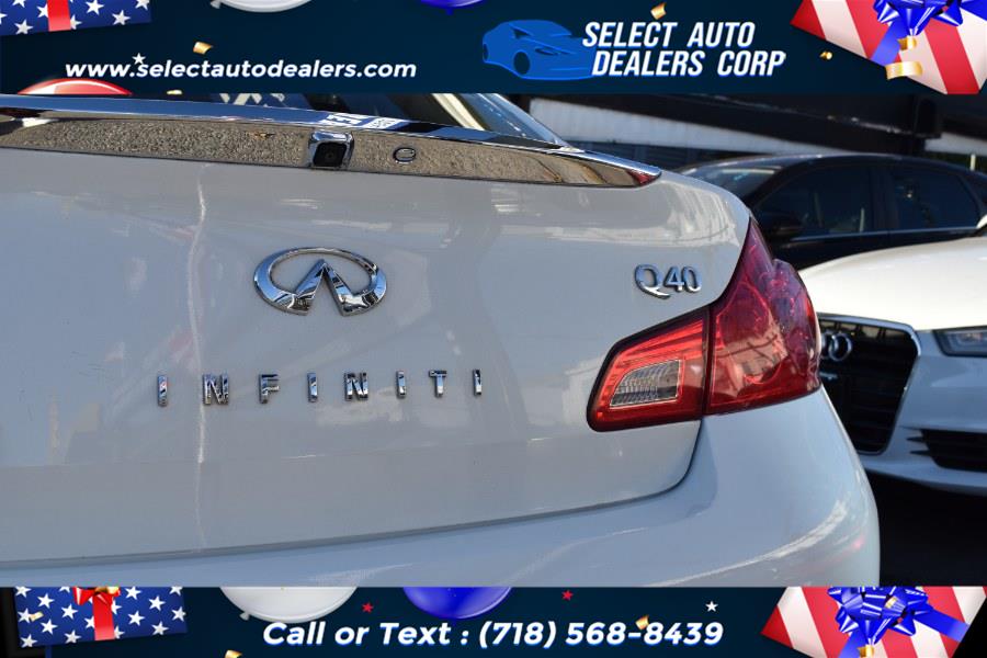 2015 INFINITI Q40 4dr Sdn AWD, available for sale in Brooklyn, New York | Select Auto Dealers Corp. Brooklyn, New York 2015 INFINITI Q40 4dr Sdn AWD, available for sale in Brooklyn, New York | Select Auto Dealers Corp. Brooklyn, New York