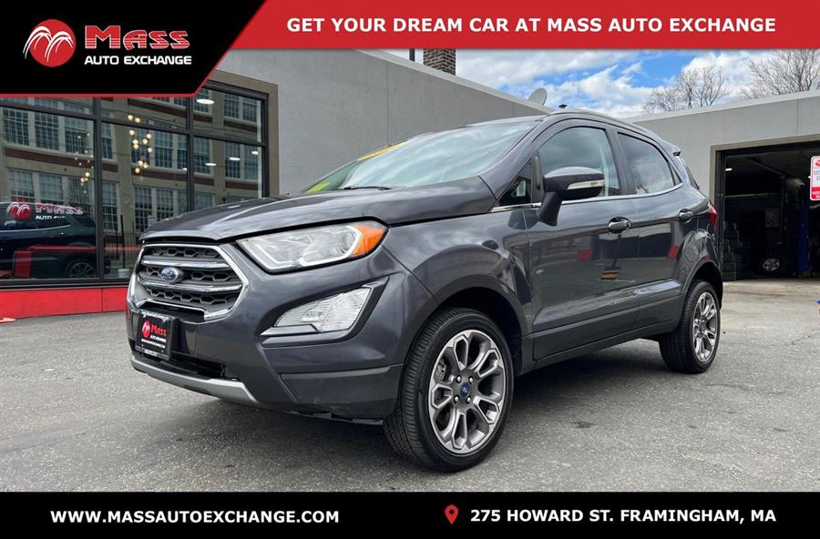 2021 Ford Ecosport Titanium, available for sale in Framingham, Massachusetts | Mass Auto Exchange. Framingham, Massachusetts 2021 Ford Ecosport Titanium, available for sale in Framingham, Massachusetts | Mass Auto Exchange. Framingham, Massachusetts