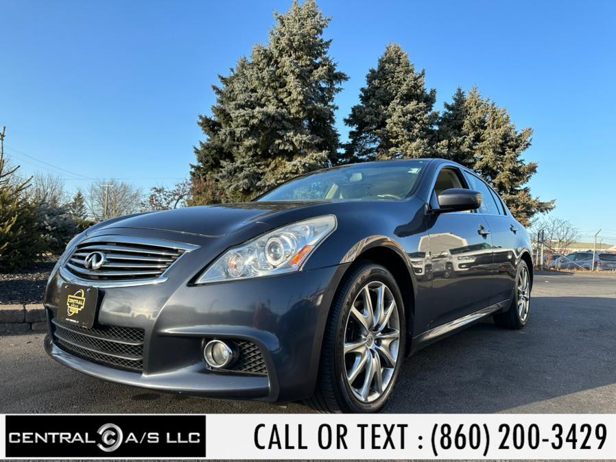 2012 INFINITI G37 Sedan 4dr x AWD, available for sale in East Windsor, Connecticut | Central A/S LLC. East Windsor, Connecticut