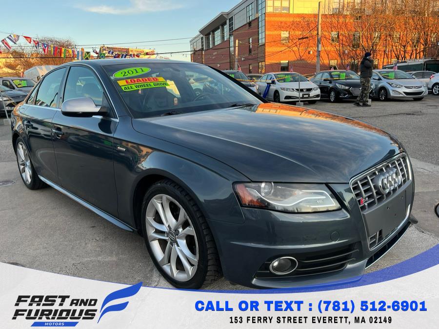 2011 Audi S4 4dr Sdn S Tronic Premium Plus, available for sale in Everett, Massachusetts | Fast & Furious Motors. Everett, Massachusetts 2011 Audi S4 4dr Sdn S Tronic Premium Plus, available for sale in Everett, Massachusetts | Fast & Furious Motors. Everett, Massachusetts
