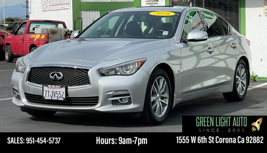 2016 INFINITI Q50 4dr Sdn 2.0t Premium RWD, available for sale in Corona, California | Green Light Auto. Corona, California 2016 INFINITI Q50 4dr Sdn 2.0t Premium RWD, available for sale in Corona, California | Green Light Auto. Corona, California
