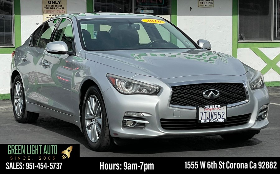 2016 INFINITI Q50 4dr Sdn 2.0t Premium RWD, available for sale in Corona, California | Green Light Auto. Corona, California 2016 INFINITI Q50 4dr Sdn 2.0t Premium RWD, available for sale in Corona, California | Green Light Auto. Corona, California