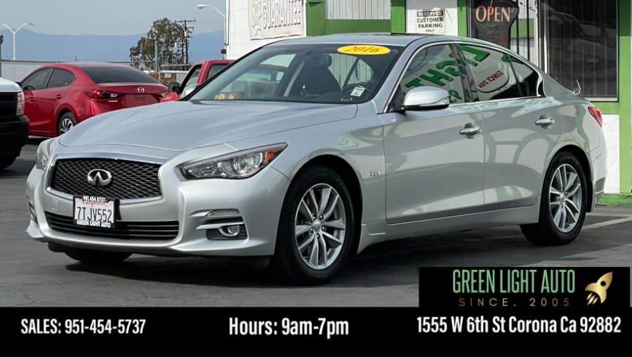 2016 INFINITI Q50 4dr Sdn 2.0t Premium RWD, available for sale in Corona, California | Green Light Auto. Corona, California 2016 INFINITI Q50 4dr Sdn 2.0t Premium RWD, available for sale in Corona, California | Green Light Auto. Corona, California