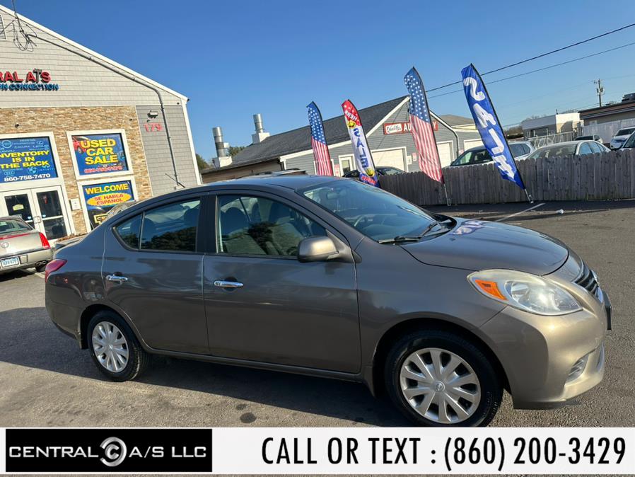 2013 Nissan Versa 4dr Sdn CVT 1.6 SV, available for sale in East Windsor, Connecticut | Central A/S LLC. East Windsor, Connecticut 2013 Nissan Versa 4dr Sdn CVT 1.6 SV, available for sale in East Windsor, Connecticut | Central A/S LLC. East Windsor, Connecticut