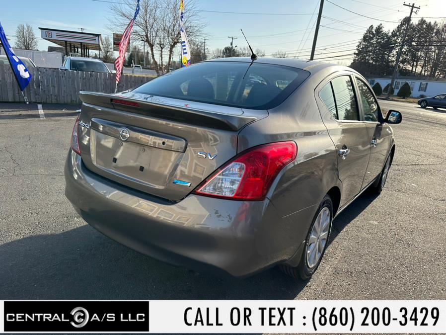 2013 Nissan Versa 4dr Sdn CVT 1.6 SV, available for sale in East Windsor, Connecticut | Central A/S LLC. East Windsor, Connecticut 2013 Nissan Versa 4dr Sdn CVT 1.6 SV, available for sale in East Windsor, Connecticut | Central A/S LLC. East Windsor, Connecticut