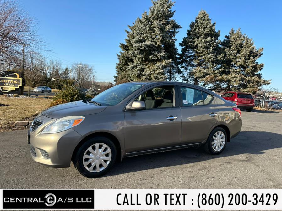 2013 Nissan Versa 4dr Sdn CVT 1.6 SV, available for sale in East Windsor, Connecticut | Central A/S LLC. East Windsor, Connecticut 2013 Nissan Versa 4dr Sdn CVT 1.6 SV, available for sale in East Windsor, Connecticut | Central A/S LLC. East Windsor, Connecticut