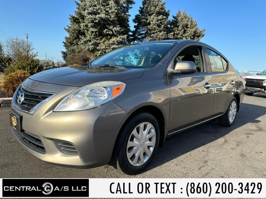 2013 Nissan Versa 4dr Sdn CVT 1.6 SV, available for sale in East Windsor, Connecticut | Central A/S LLC. East Windsor, Connecticut 2013 Nissan Versa 4dr Sdn CVT 1.6 SV, available for sale in East Windsor, Connecticut | Central A/S LLC. East Windsor, Connecticut