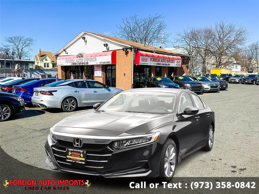 2021 Honda Accord Sedan LX 1.5T CVT, available for sale in Irvington, New Jersey | Foreign Auto Imports. Irvington, New Jersey