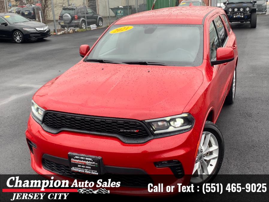 2021 Dodge Durango GT AWD, available for sale in Jersey City, New Jersey | Champion Auto Sales of JC. Jersey City, New Jersey 2021 Dodge Durango GT AWD, available for sale in Jersey City, New Jersey | Champion Auto Sales of JC. Jersey City, New Jersey