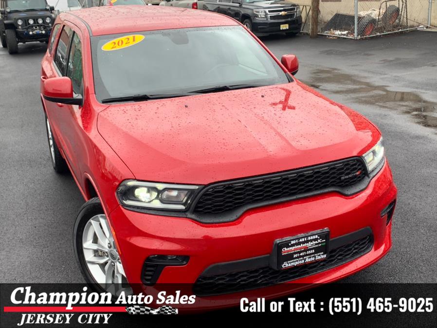 2021 Dodge Durango GT AWD, available for sale in Jersey City, New Jersey | Champion Auto Sales of JC. Jersey City, New Jersey 2021 Dodge Durango GT AWD, available for sale in Jersey City, New Jersey | Champion Auto Sales of JC. Jersey City, New Jersey