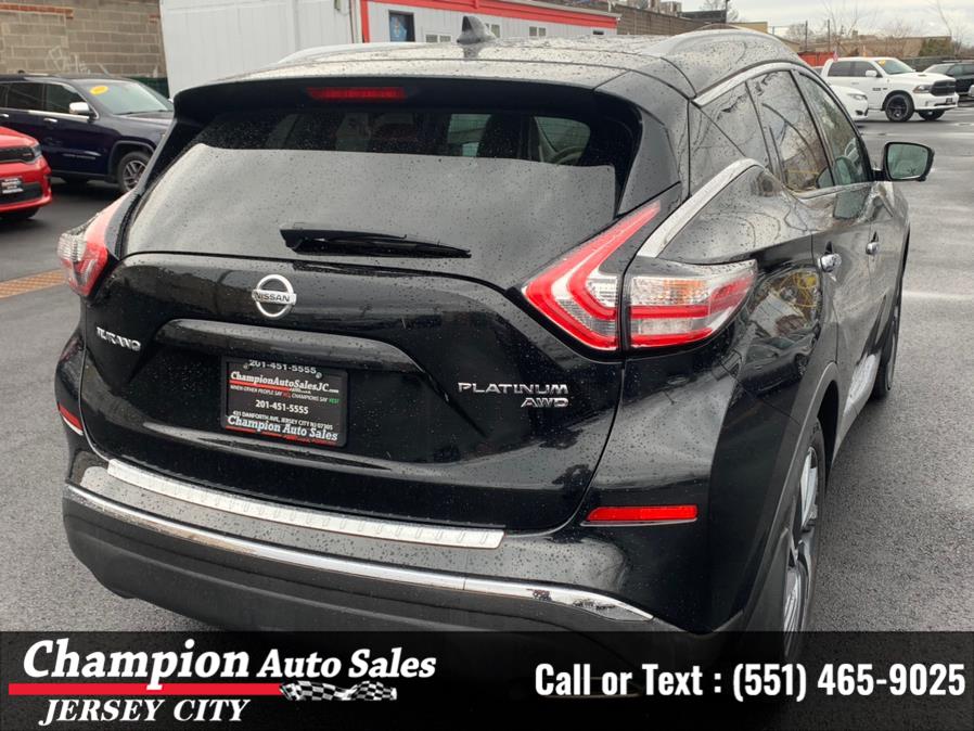 2017 Nissan Murano 2017.5 AWD Platinum, available for sale in Jersey City, New Jersey | Champion Auto Sales of JC. Jersey City, New Jersey 2017 Nissan Murano 2017.5 AWD Platinum, available for sale in Jersey City, New Jersey | Champion Auto Sales of JC. Jersey City, New Jersey
