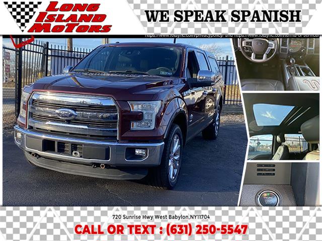2015 Ford F-150 4WD SuperCrew 145" King Ranch, available for sale in West Babylon, New York | Long Island Motors. West Babylon, New York