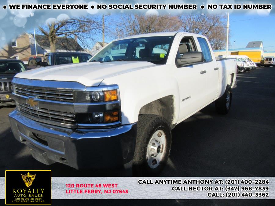 2015 Chevrolet Silverado 2500HD Built After Aug 14 4WD Double Cab 158.1" Work Truck, available for sale in Little Ferry, New Jersey | Royalty Auto Sales. Little Ferry, New Jersey