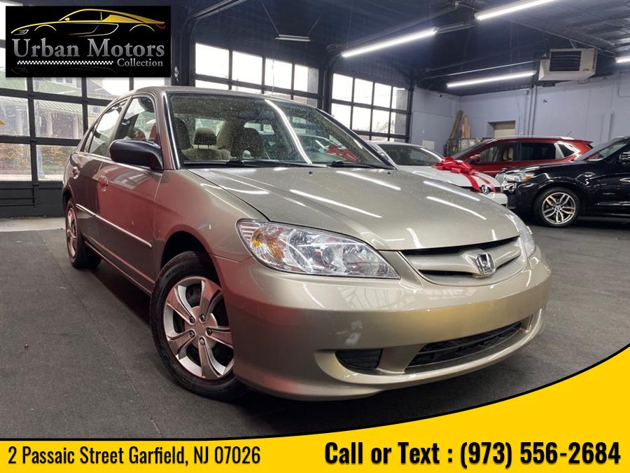 2005 Honda Civic Sdn LX, available for sale in Garfield, New Jersey | Urban Motors Collection. Garfield, New Jersey 2005 Honda Civic Sdn LX, available for sale in Garfield, New Jersey | Urban Motors Collection. Garfield, New Jersey