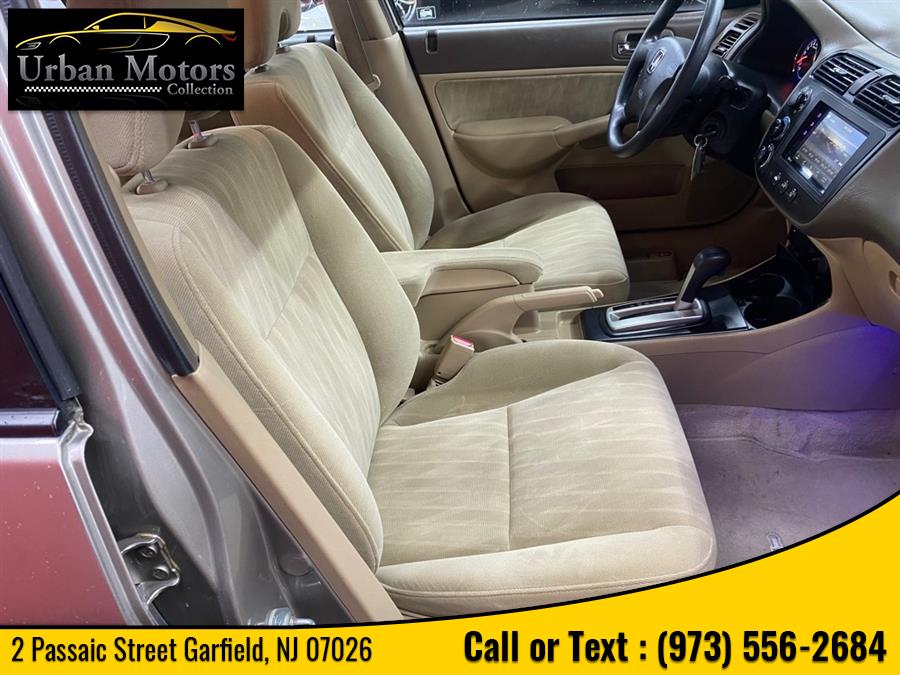 2005 Honda Civic Sdn LX, available for sale in Garfield, New Jersey | Urban Motors Collection. Garfield, New Jersey 2005 Honda Civic Sdn LX, available for sale in Garfield, New Jersey | Urban Motors Collection. Garfield, New Jersey