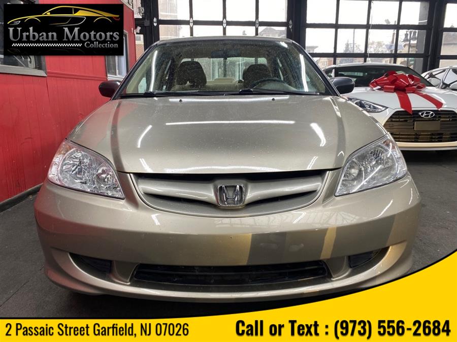 2005 Honda Civic Sdn LX, available for sale in Garfield, New Jersey | Urban Motors Collection. Garfield, New Jersey 2005 Honda Civic Sdn LX, available for sale in Garfield, New Jersey | Urban Motors Collection. Garfield, New Jersey