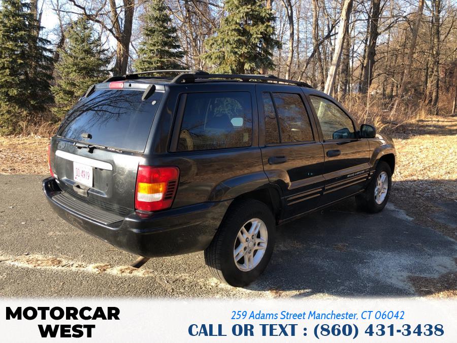 2004 Jeep Grand Cherokee 4dr Laredo 4WD, available for sale in Manchester, Connecticut | Motorcar West. Manchester, Connecticut 2004 Jeep Grand Cherokee 4dr Laredo 4WD, available for sale in Manchester, Connecticut | Motorcar West. Manchester, Connecticut