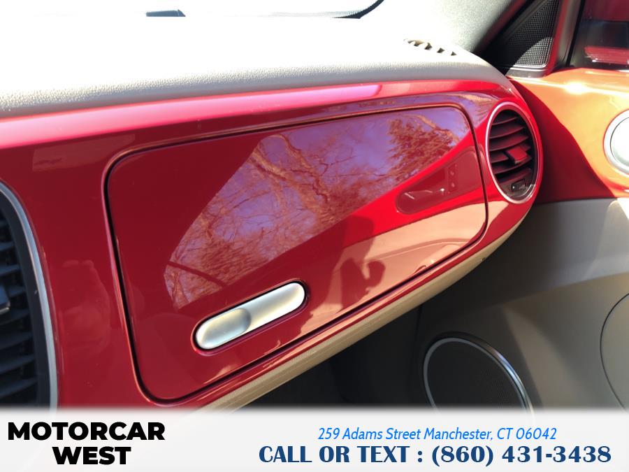 2013 Volkswagen Beetle Convertible 2dr Auto 2.5L w/Tech PZEV, available for sale in Manchester, Connecticut | Motorcar West. Manchester, Connecticut 2013 Volkswagen Beetle Convertible 2dr Auto 2.5L w/Tech PZEV, available for sale in Manchester, Connecticut | Motorcar West. Manchester, Connecticut
