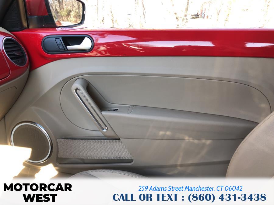 2013 Volkswagen Beetle Convertible 2dr Auto 2.5L w/Tech PZEV, available for sale in Manchester, Connecticut | Motorcar West. Manchester, Connecticut 2013 Volkswagen Beetle Convertible 2dr Auto 2.5L w/Tech PZEV, available for sale in Manchester, Connecticut | Motorcar West. Manchester, Connecticut