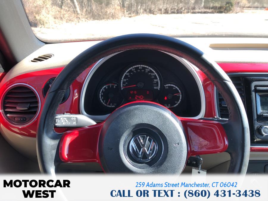 2013 Volkswagen Beetle Convertible 2dr Auto 2.5L w/Tech PZEV, available for sale in Manchester, Connecticut | Motorcar West. Manchester, Connecticut 2013 Volkswagen Beetle Convertible 2dr Auto 2.5L w/Tech PZEV, available for sale in Manchester, Connecticut | Motorcar West. Manchester, Connecticut