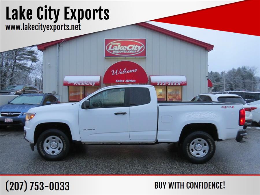 2019 Chevrolet Colorado Work Truck 4x4 4dr Extended Cab 6 ft. LB, available for sale in Auburn, Maine | Lake City Exports Inc. Auburn, Maine