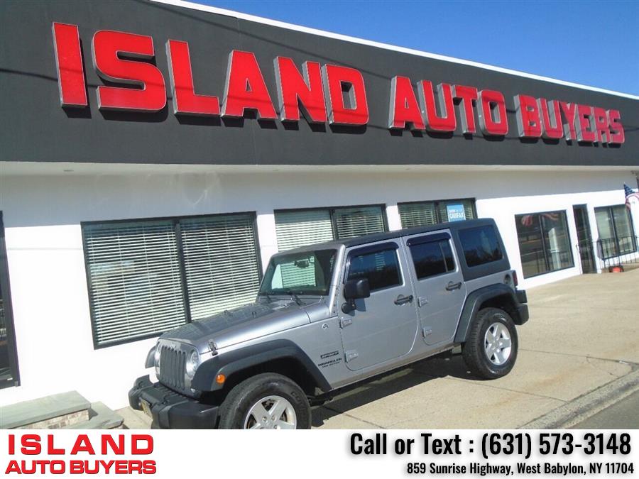 2015 Jeep Wrangler Unlimited Sport 4x4 4dr SUV, available for sale in West Babylon, New York | Island Auto Buyers. West Babylon, New York