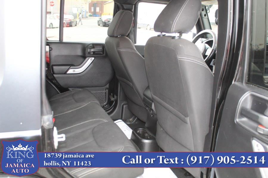 2016 Jeep Wrangler Unlimited 4WD 4dr Sahara, available for sale in Hollis, New York | King of Jamaica Auto Inc. Hollis, New York 2016 Jeep Wrangler Unlimited 4WD 4dr Sahara, available for sale in Hollis, New York | King of Jamaica Auto Inc. Hollis, New York