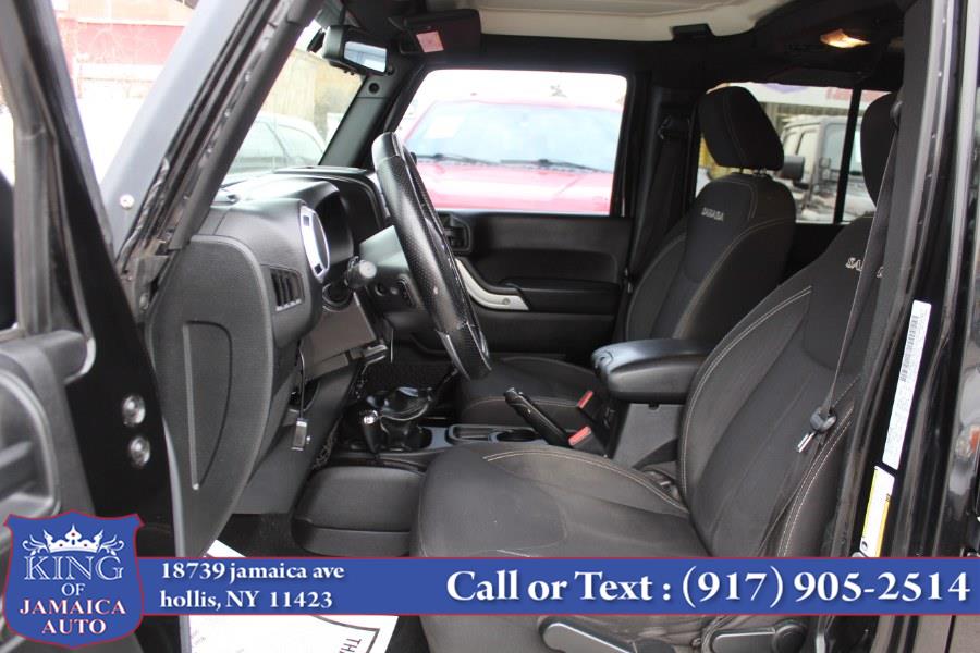 2016 Jeep Wrangler Unlimited 4WD 4dr Sahara, available for sale in Hollis, New York | King of Jamaica Auto Inc. Hollis, New York 2016 Jeep Wrangler Unlimited 4WD 4dr Sahara, available for sale in Hollis, New York | King of Jamaica Auto Inc. Hollis, New York