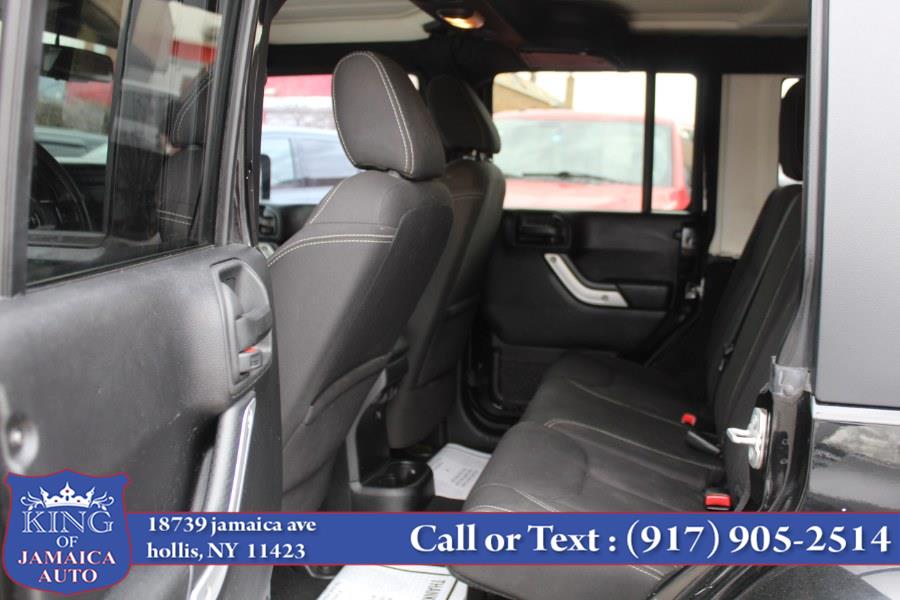 2016 Jeep Wrangler Unlimited 4WD 4dr Sahara, available for sale in Hollis, New York | King of Jamaica Auto Inc. Hollis, New York 2016 Jeep Wrangler Unlimited 4WD 4dr Sahara, available for sale in Hollis, New York | King of Jamaica Auto Inc. Hollis, New York