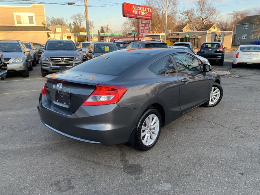 2012 Honda Civic Cpe 2dr Auto EX, available for sale in Springfield, Massachusetts | Absolute Motors Inc. Springfield, Massachusetts 2012 Honda Civic Cpe 2dr Auto EX, available for sale in Springfield, Massachusetts | Absolute Motors Inc. Springfield, Massachusetts