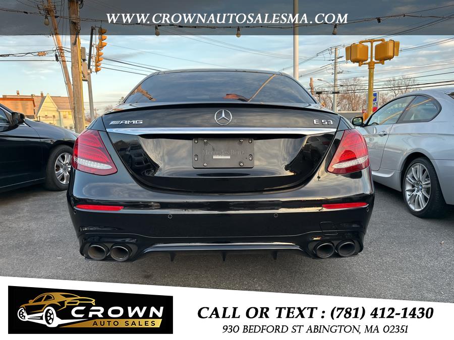 2020 Mercedes-Benz E-Class AMG E 53 4MATIC+ Sedan, available for sale in Abington, Massachusetts | Crown Auto Sales. Abington, Massachusetts 2020 Mercedes-Benz E-Class AMG E 53 4MATIC+ Sedan, available for sale in Abington, Massachusetts | Crown Auto Sales. Abington, Massachusetts