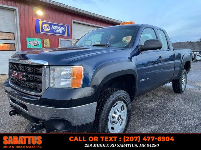 2013 GMC Sierra 2500HD 4WD Ext Cab 144.2" Work Truck, available for sale in Sabattus, Maine | Sabattus Auto and Truck Sales Inc. Sabattus, Maine