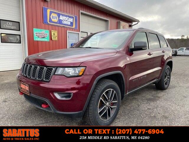 2017 Jeep Grand Cherokee Trailhawk 4x4, available for sale in Sabattus, Maine | Sabattus Auto and Truck Sales Inc. Sabattus, Maine
