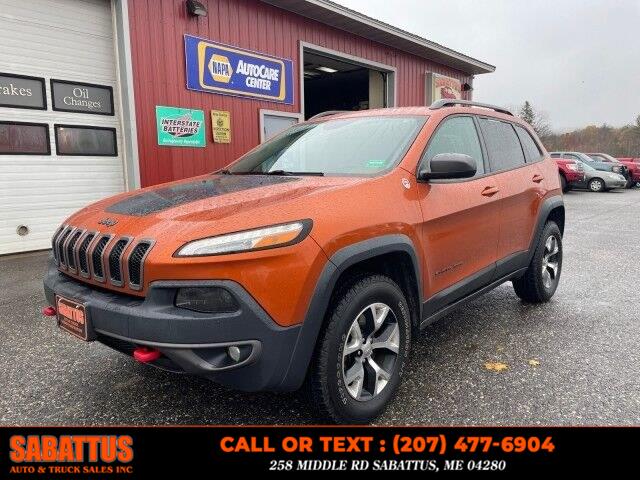 2016 Jeep Cherokee 4WD 4dr Trailhawk, available for sale in Sabattus, Maine | Sabattus Auto and Truck Sales Inc. Sabattus, Maine