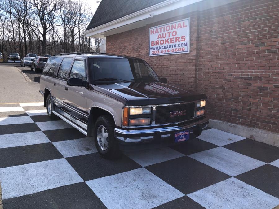 1992 GMC Suburban 1500 SLE 2WD, available for sale in Waterbury, Connecticut | National Auto Brokers, Inc.. Waterbury, Connecticut
