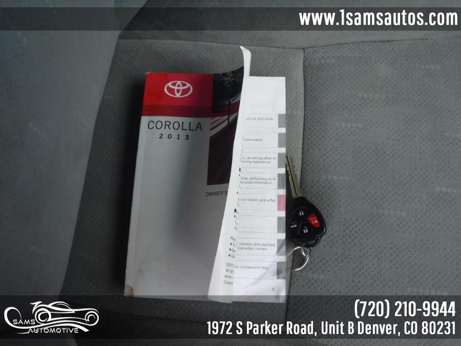 2013 Toyota Corolla 4dr Sdn Auto L (Natl), available for sale in Denver, Colorado | Sam's Automotive. Denver, Colorado 2013 Toyota Corolla 4dr Sdn Auto L (Natl), available for sale in Denver, Colorado | Sam's Automotive. Denver, Colorado