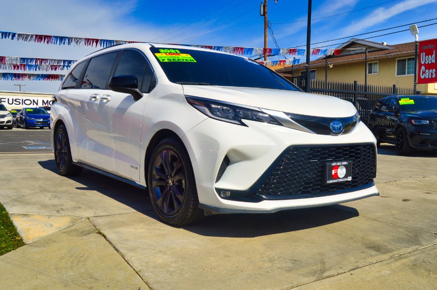 2021 Toyota Sienna XSE FWD 7-Passenger (Natl), available for sale in Moreno Valley, California | Fusion Motors Inc. Moreno Valley, California 2021 Toyota Sienna XSE FWD 7-Passenger (Natl), available for sale in Moreno Valley, California | Fusion Motors Inc. Moreno Valley, California