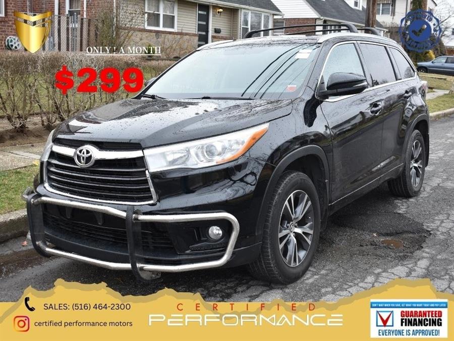 2016 Toyota Highlander XLE V6, available for sale in Valley Stream, New York | Certified Performance Motors. Valley Stream, New York