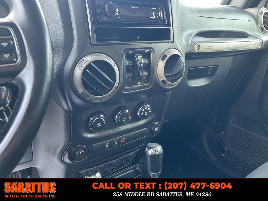 2015 Jeep Wrangler Unlimited 4WD 4dr Sport, available for sale in Sabattus, Maine | Sabattus Auto and Truck Sales Inc. Sabattus, Maine 2015 Jeep Wrangler Unlimited 4WD 4dr Sport, available for sale in Sabattus, Maine | Sabattus Auto and Truck Sales Inc. Sabattus, Maine