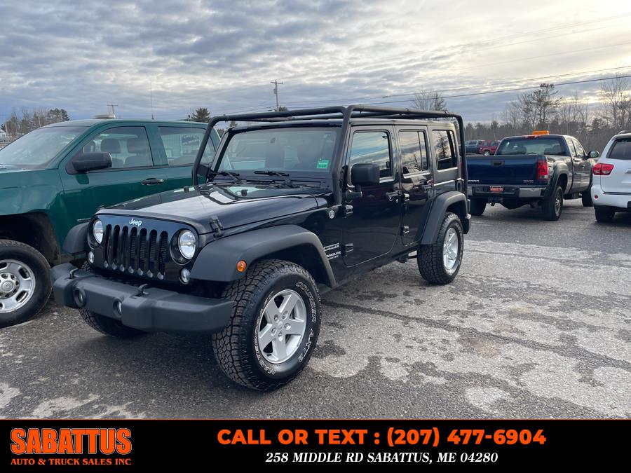 2015 Jeep Wrangler Unlimited 4WD 4dr Sport, available for sale in Sabattus, Maine | Sabattus Auto and Truck Sales Inc. Sabattus, Maine
