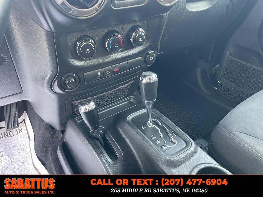 2015 Jeep Wrangler Unlimited 4WD 4dr Sport, available for sale in Sabattus, Maine | Sabattus Auto and Truck Sales Inc. Sabattus, Maine 2015 Jeep Wrangler Unlimited 4WD 4dr Sport, available for sale in Sabattus, Maine | Sabattus Auto and Truck Sales Inc. Sabattus, Maine