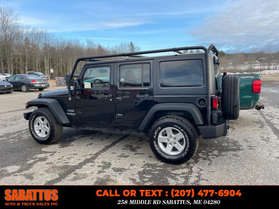 2015 Jeep Wrangler Unlimited 4WD 4dr Sport, available for sale in Sabattus, Maine | Sabattus Auto and Truck Sales Inc. Sabattus, Maine 2015 Jeep Wrangler Unlimited 4WD 4dr Sport, available for sale in Sabattus, Maine | Sabattus Auto and Truck Sales Inc. Sabattus, Maine