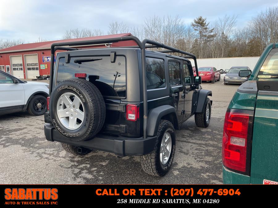 2015 Jeep Wrangler Unlimited 4WD 4dr Sport, available for sale in Sabattus, Maine | Sabattus Auto and Truck Sales Inc. Sabattus, Maine 2015 Jeep Wrangler Unlimited 4WD 4dr Sport, available for sale in Sabattus, Maine | Sabattus Auto and Truck Sales Inc. Sabattus, Maine