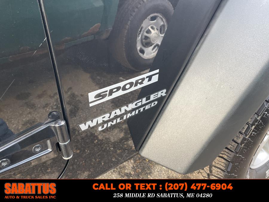2015 Jeep Wrangler Unlimited 4WD 4dr Sport, available for sale in Sabattus, Maine | Sabattus Auto and Truck Sales Inc. Sabattus, Maine 2015 Jeep Wrangler Unlimited 4WD 4dr Sport, available for sale in Sabattus, Maine | Sabattus Auto and Truck Sales Inc. Sabattus, Maine