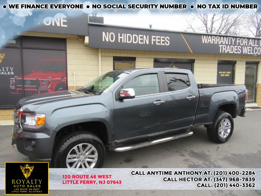2015 GMC Canyon 4WD Crew Cab 140.5" SLT, available for sale in Little Ferry, New Jersey | Royalty Auto Sales. Little Ferry, New Jersey 2015 GMC Canyon 4WD Crew Cab 140.5" SLT, available for sale in Little Ferry, New Jersey | Royalty Auto Sales. Little Ferry, New Jersey