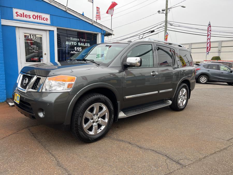 2011 Nissan Armada 4WD 4dr Platinum, available for sale in Stamford, Connecticut | Harbor View Auto Sales LLC. Stamford, Connecticut