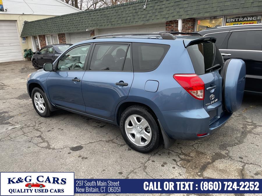 2008 Toyota RAV4 4WD 4dr 4-cyl 4-Spd AT, available for sale in New Britain, Connecticut | K and G Cars . New Britain, Connecticut 2008 Toyota RAV4 4WD 4dr 4-cyl 4-Spd AT, available for sale in New Britain, Connecticut | K and G Cars . New Britain, Connecticut